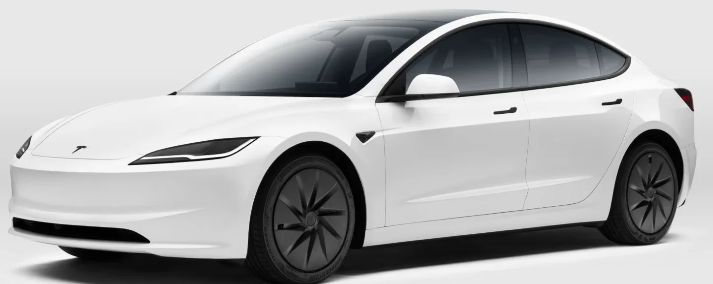 Tesla Model 3 electric vehicle in Thailand
